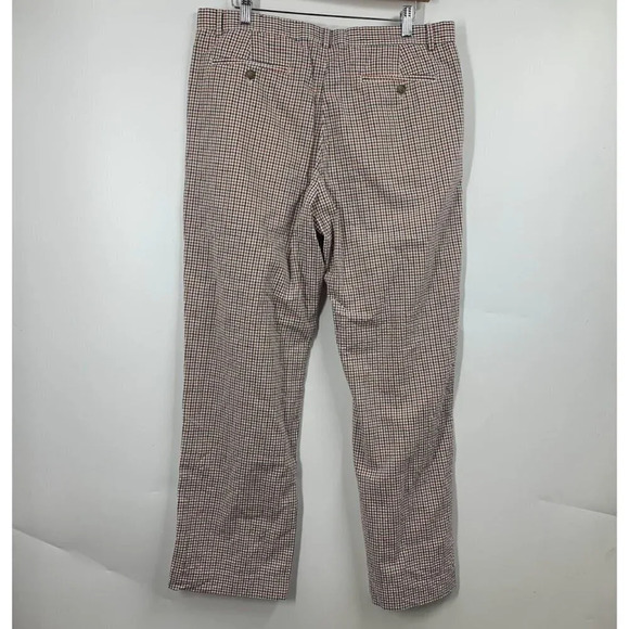 J. Crew Men's Searsucker 100% Cotton Flat Front Slash Pocket Pants Size‎ 34x30 - Picture 2 of 12